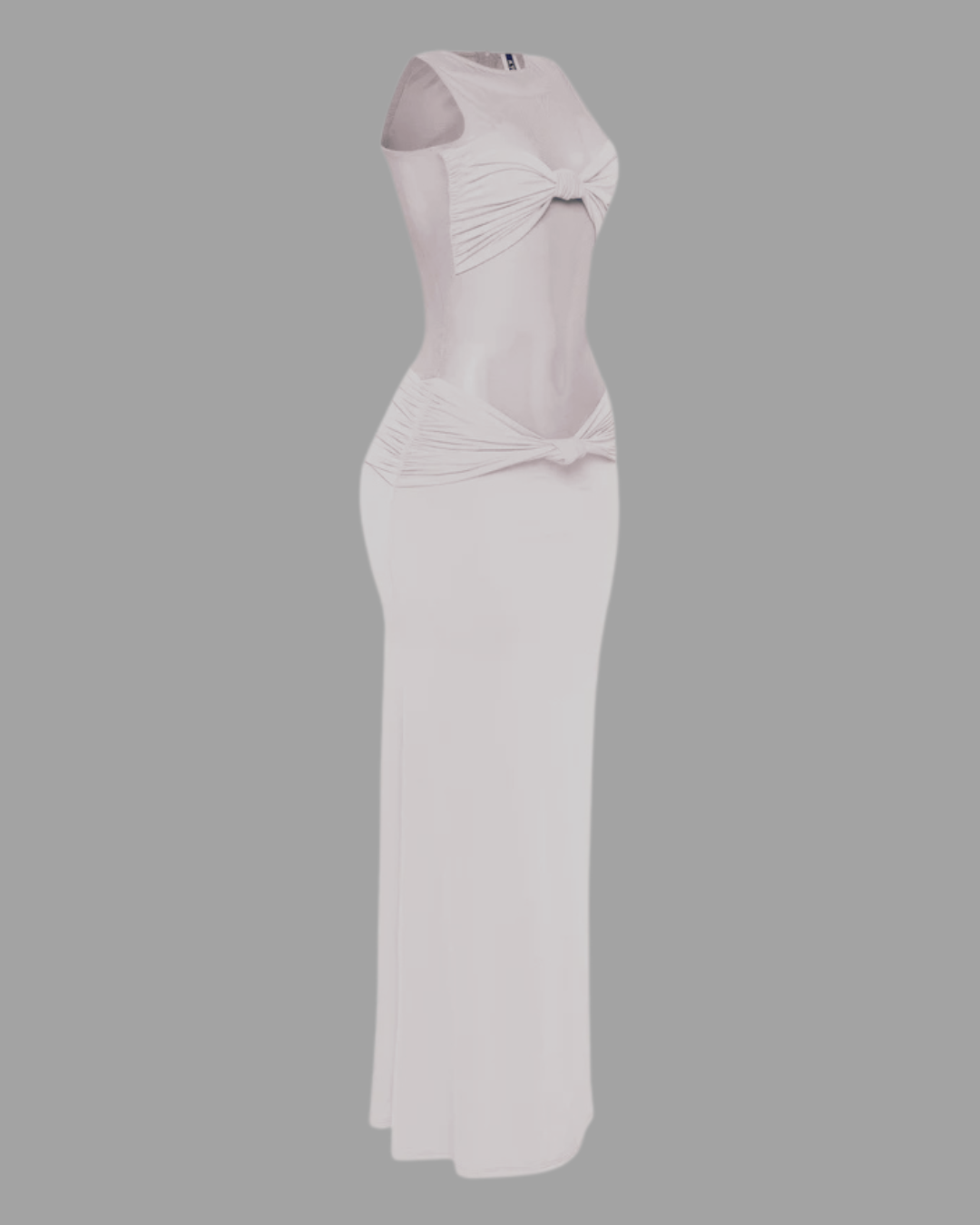 Mesh Contrast Rube Maxi Dress