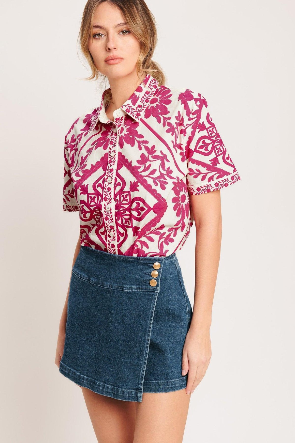Weekday wrap woven top alternate view 7