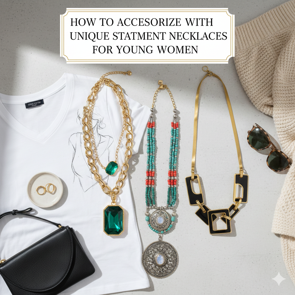 How to Accessorize With Unique Statement Necklaces for Young Women