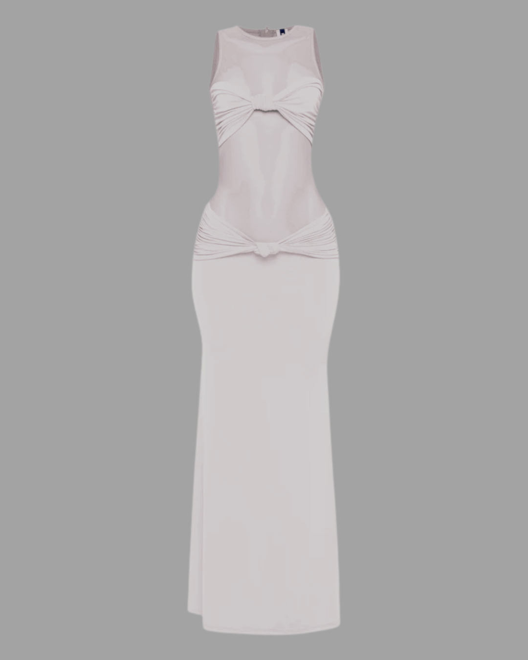 Mesh Contrast Rube Maxi Dress