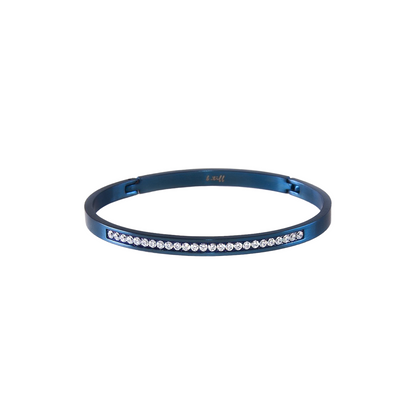 BG333BL B.Tiff Blue Eternity 25 Bangle Bracelet