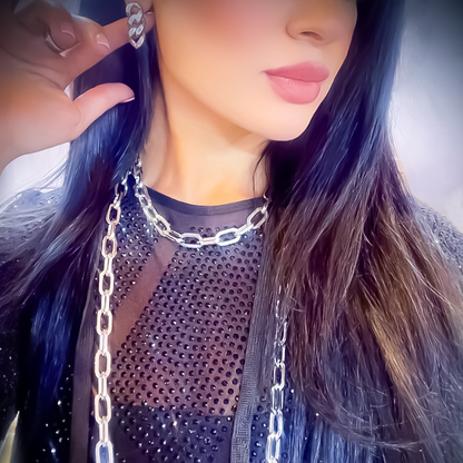 C200W B.Tiff High Polish Paperclip Chain Necklace