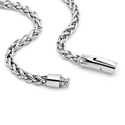 C550W B.Tiff French Braid Chain Necklace