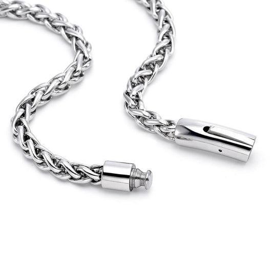 C550W B.Tiff French Braid Chain Necklace