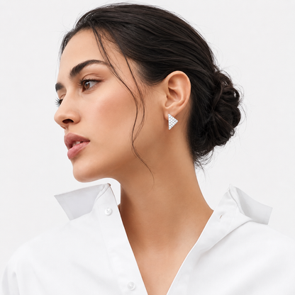 ER113WL B.Tiff Large Pavé Supera Earrings
