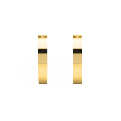 ER300G B.Tiff Gold Hoop Earrings