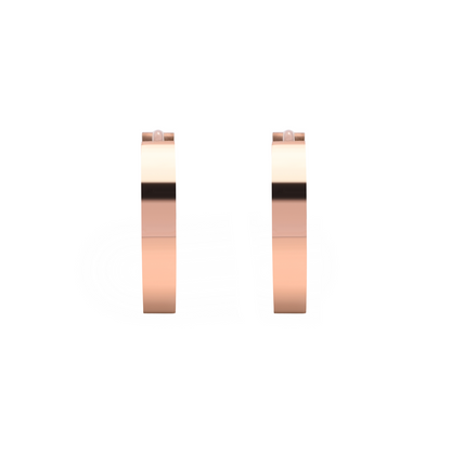 ER300RG B.Tiff Rose Gold Hoop Earrings