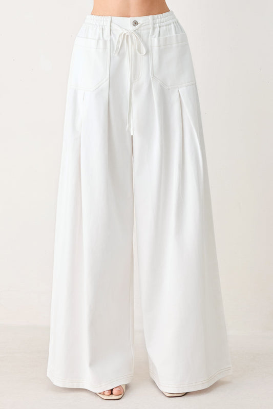 PANTALON TISSÉ HAMPTONS ESCAPE