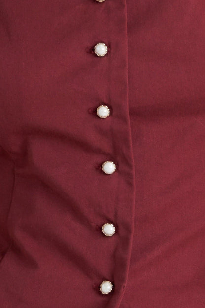AMOUR SCALLOP WOVEN TOP
