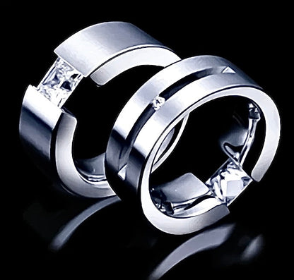 RG094W B.Tiff Tension 1 ct Princess Cut Solitaire Ring
