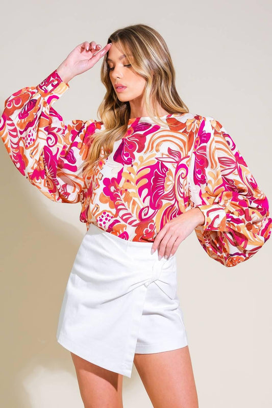 Delicate touch woven top