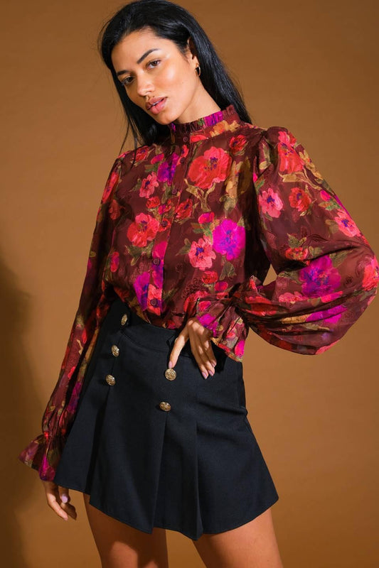 Perfect stunner woven top