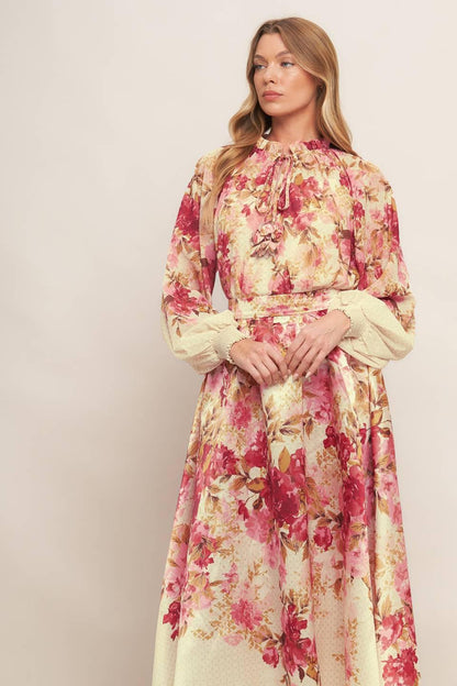 BLOSSOM DREAM BALLERINA WOVEN TOP