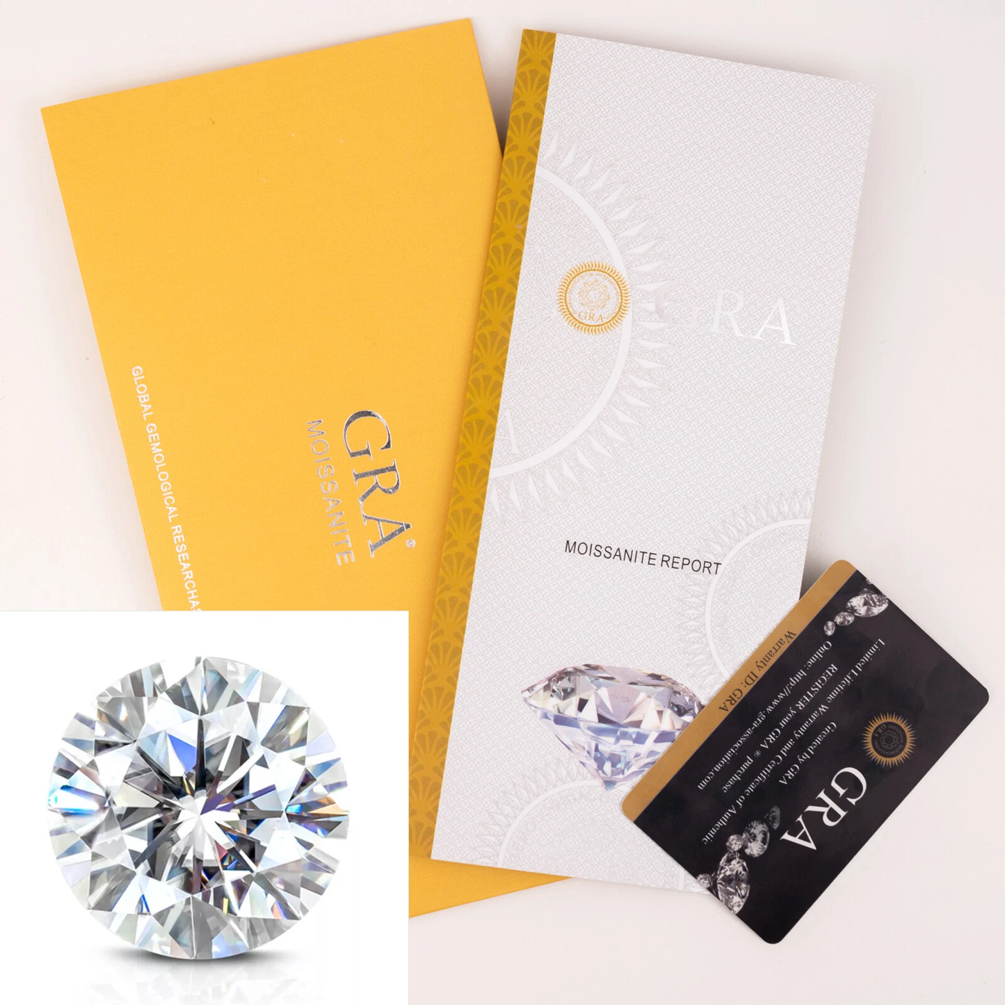 RG108MW B.Tiff 2ct Moissanite Round Solitaire Interlocking Engagement Ring
