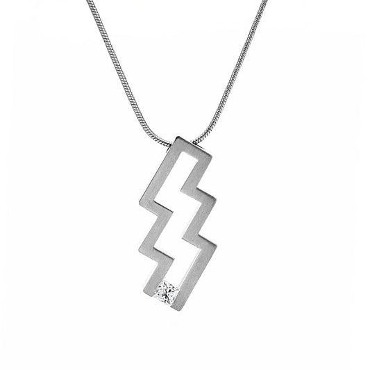 PT126W B.Tiff Éclair Pendant Necklace