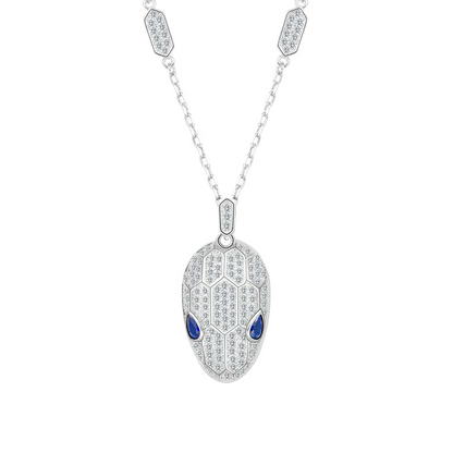 PT307W B.Tiff  Pavé Viper Pendant Necklace