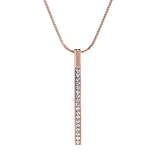 PT318RG B.Tiff Pave Bar Pendant