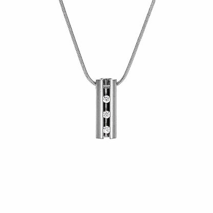 PT333W B.Tiff Hollowed Short Stick Pendant