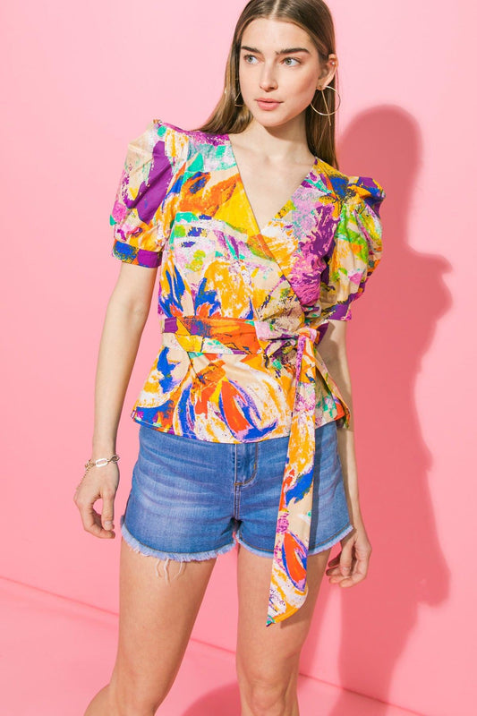 Nothing to lose poplin top