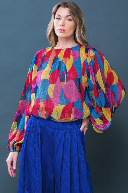 Feeling delightful woven top