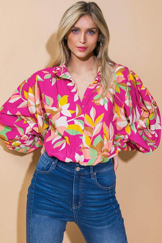 A chill moment woven top