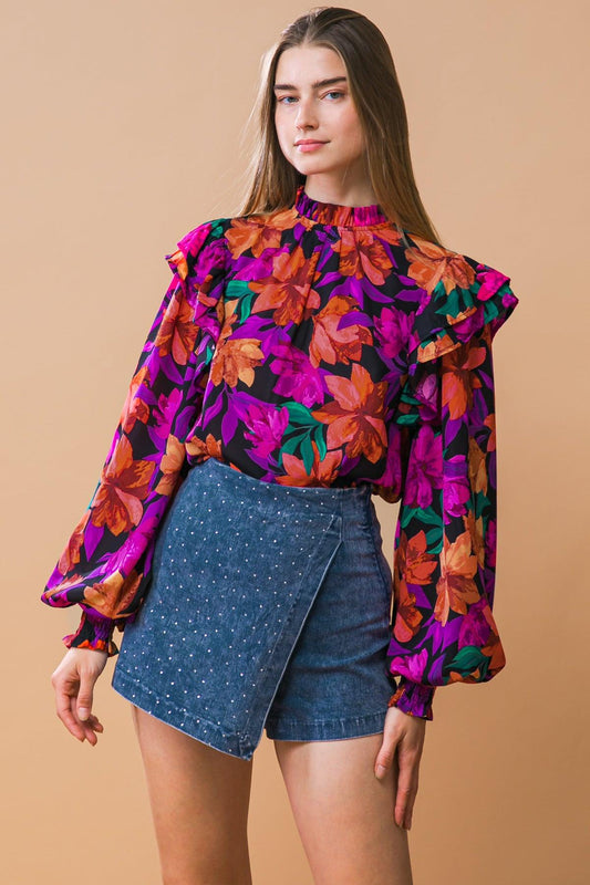 Moody sweetie woven top
