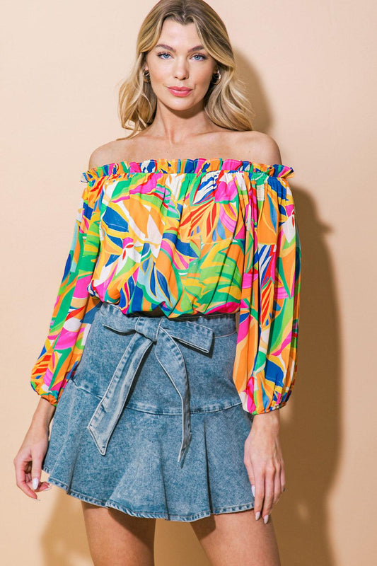 Entertain me woven top