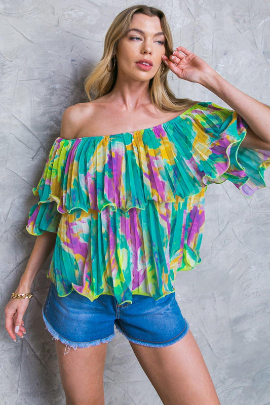 Magnolia santa caterina woven top