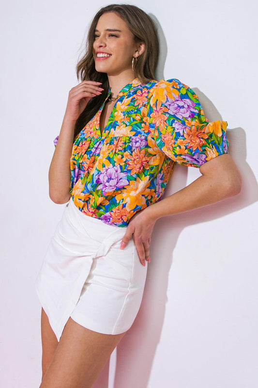 Grateful life woven top